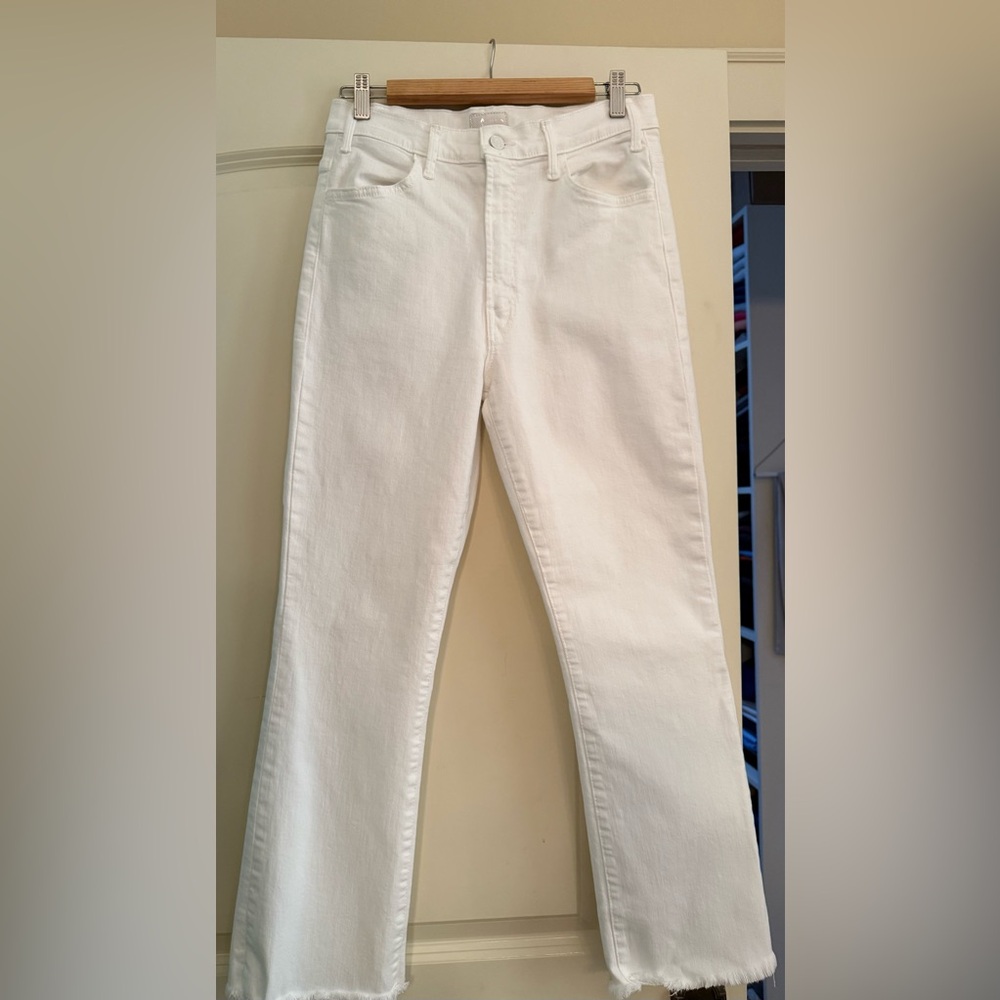 MOTHER The Hustler Ankle Fray Jeans Size 30 🌸🌸🌸 - Picture 7 of 14